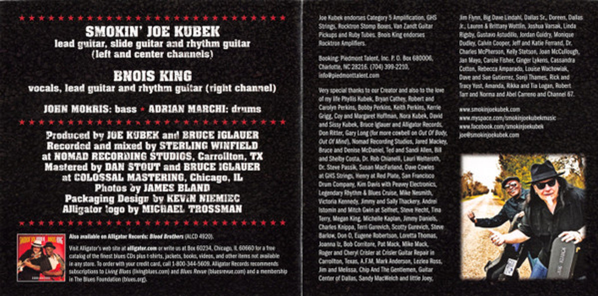 Image: Smokin' Joe Kubek & Bnois King – Have Blues Will Travel CD | Relix