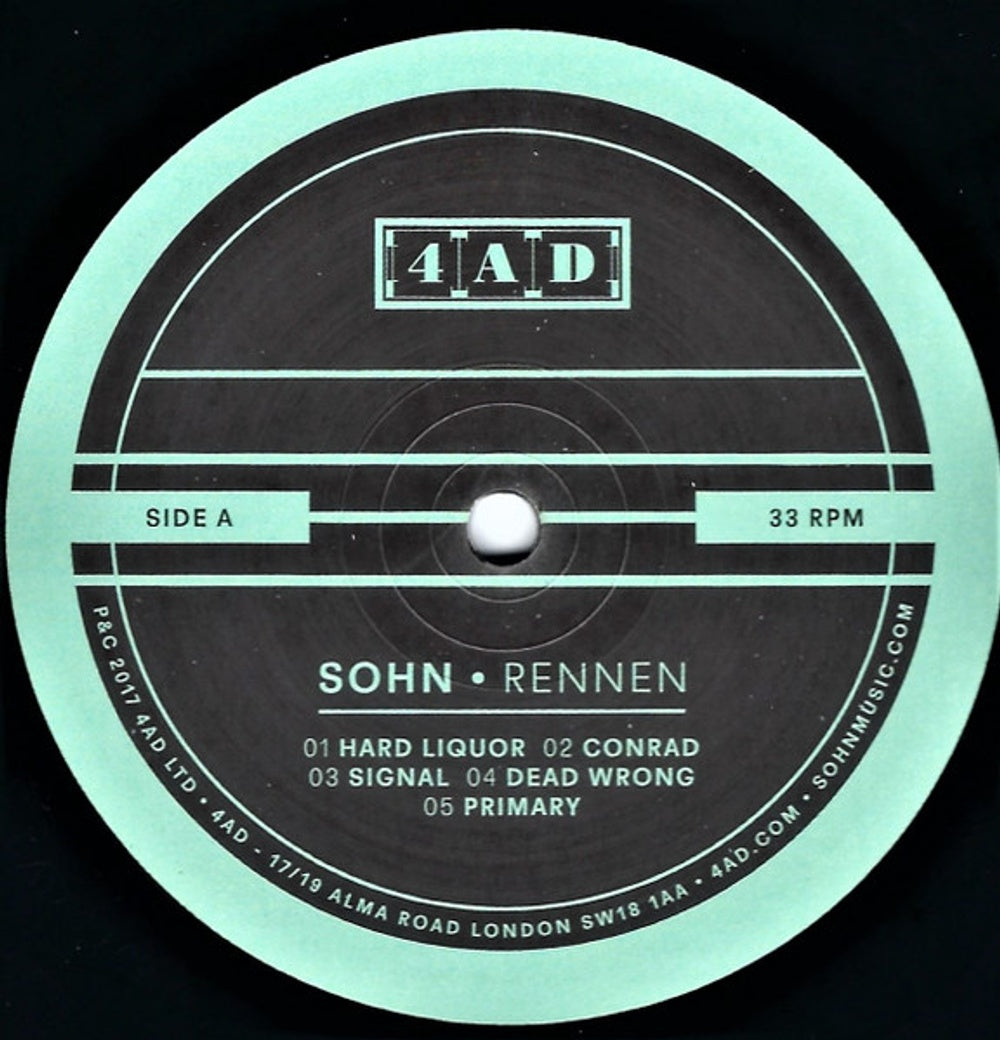 Image: Sohn – Rennen Vinyl LP | Relix