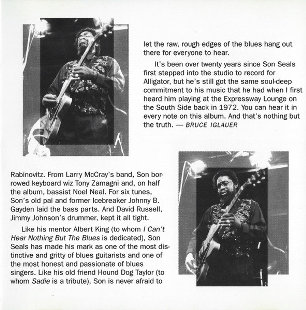 Image: Son Seals – Nothing But the Truth CD | Relix