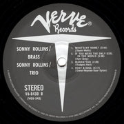 Image: Sonny Rollins – Brass/Trio (Verve Vault Series, 180 Gram LP Vinyl) Vinyl LP | Relix