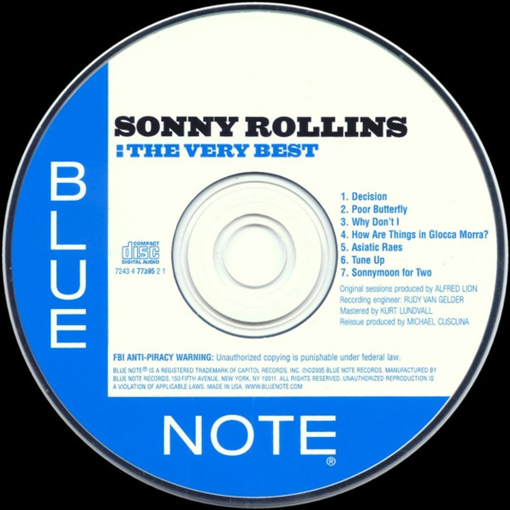 Image: Sonny Rollins – The Very Best CD | Relix