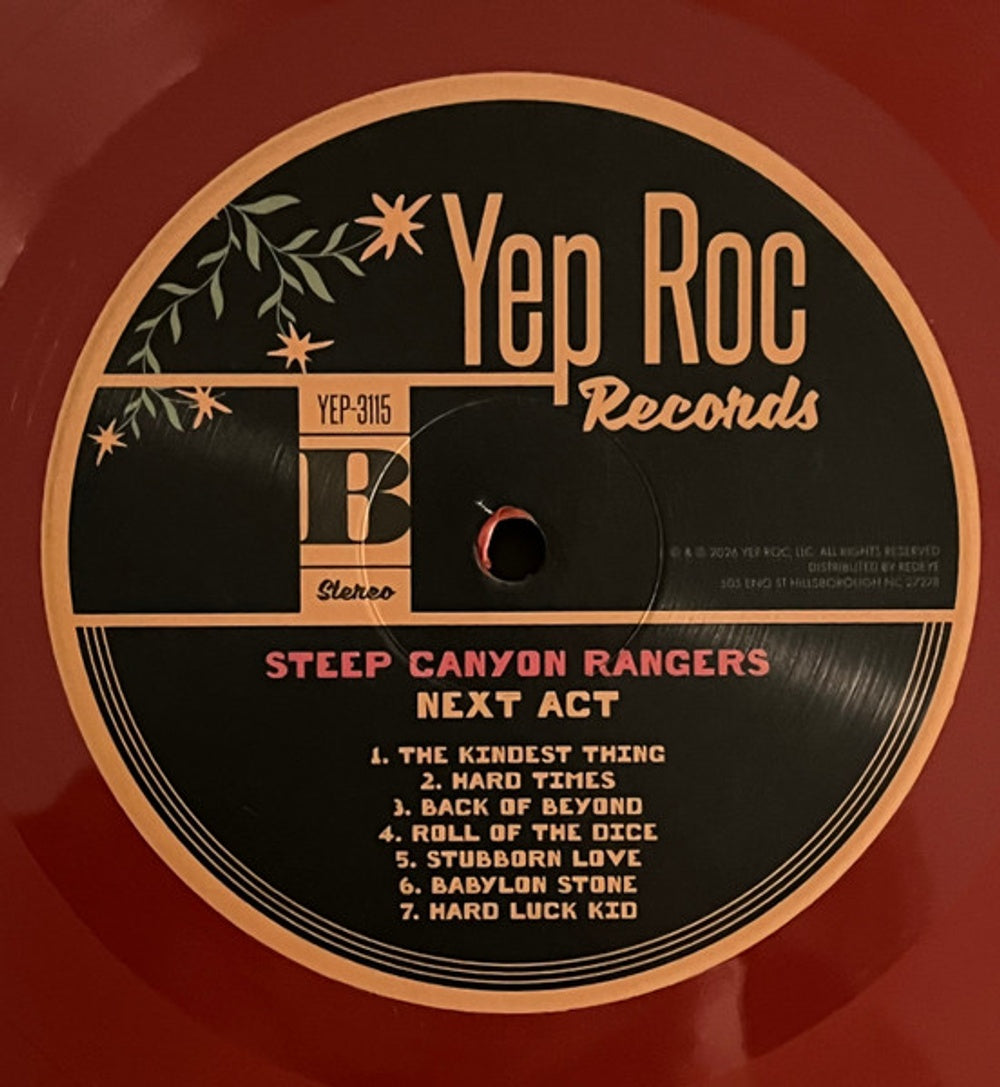 Image: Steep Canyon Rangers – Next Act (Maroon LP Vinyl) Vinyl LP | Relix