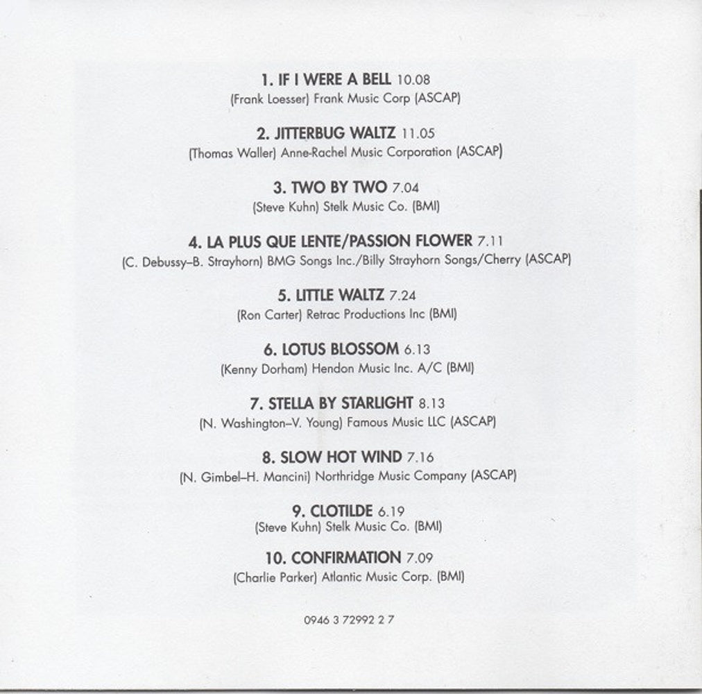 Image: Steve Kuhn – Live at Birdland CD | Relix