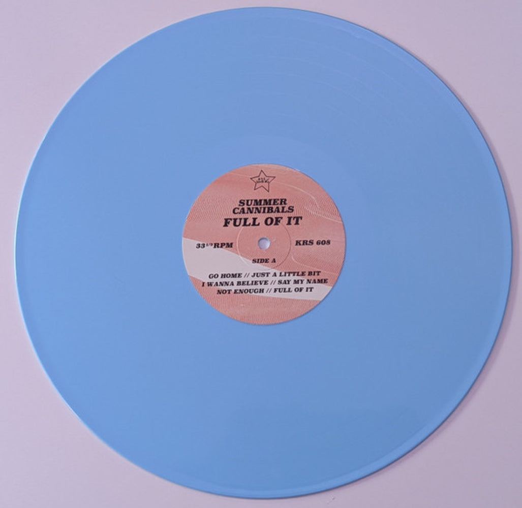 Image: Summer Cannibals – Full Of It - Baby Blue Opaque (Blue, Colored, Download Included LP Vinyl) Vinyl LP | Relix