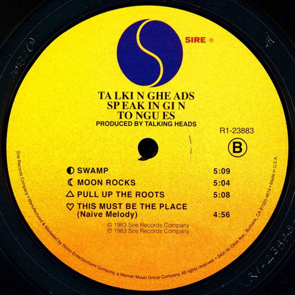 Image: Talking Heads – Speaking In Tongues (180 Gram LP Vinyl) Vinyl LP | Relix