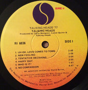 Image: Talking Heads – Talking Heads: 77 Vinyl LP | Relix
