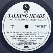 Image: Talking Heads – Tentative Decisions: Demos & Live (RSD Black Friday 2025 LP Vinyl) Vinyl LP | Relix