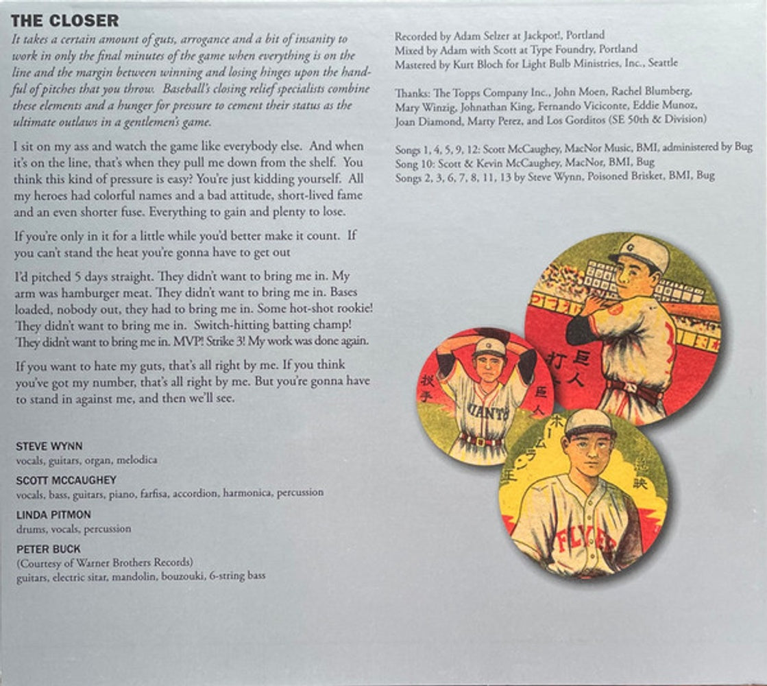 Image: The Baseball Project – Vol. 1-Frozen Ropes & Dying Quails CD | Relix
