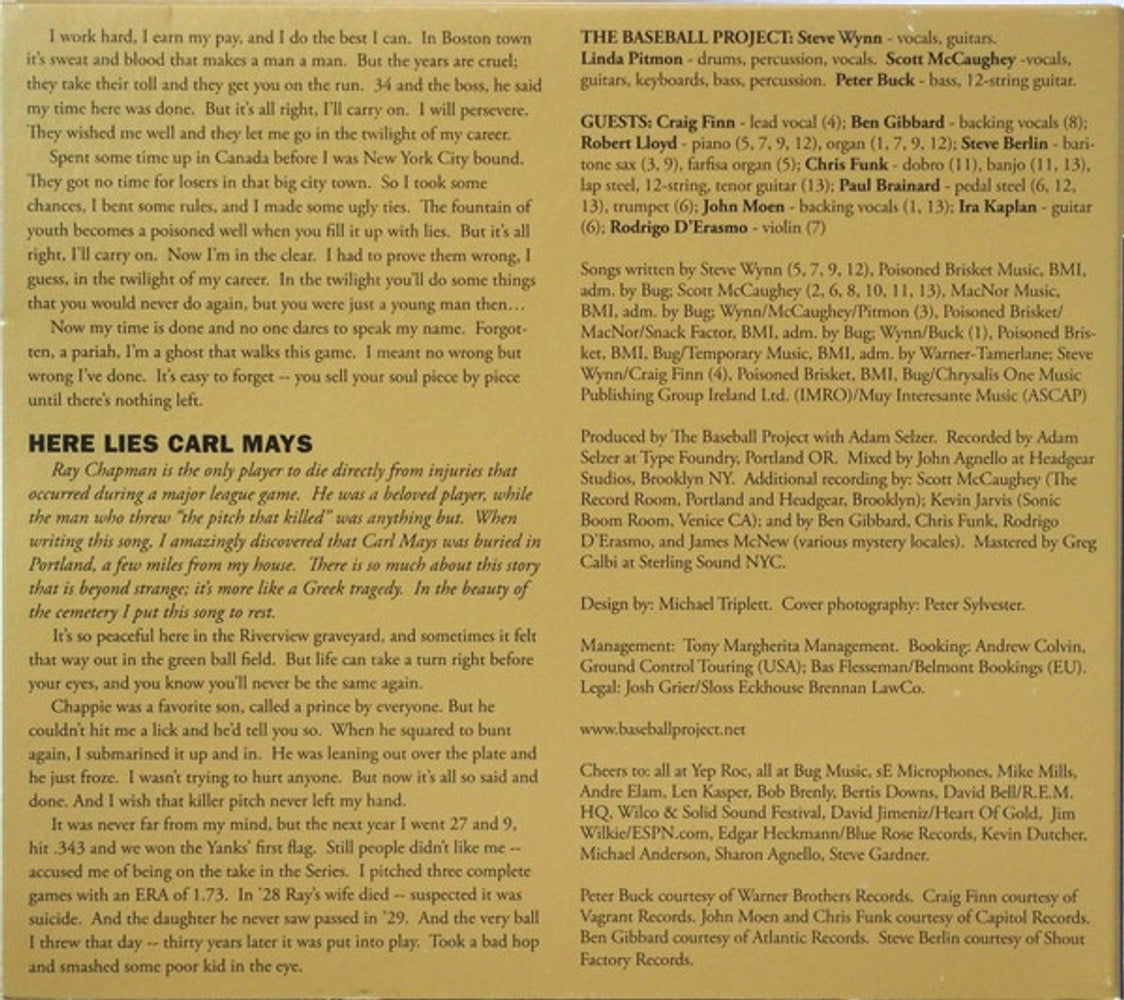 Image: The Baseball Project – Vol. 2: High and Inside CD | Relix