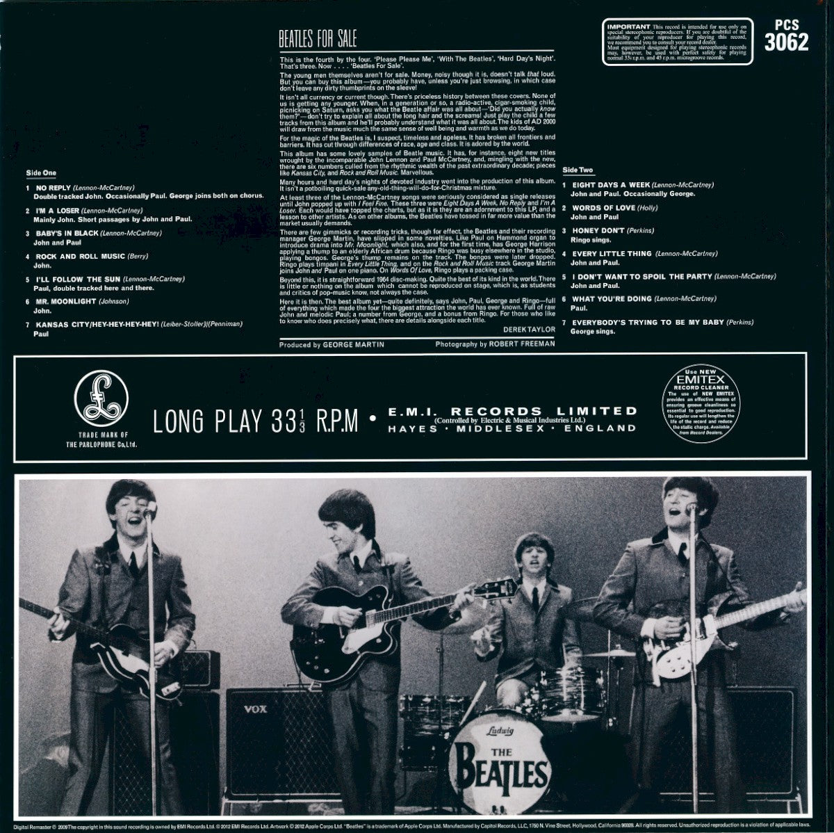 Image: The Beatles – Beatles For Sale (Reissue, Remastered, 180 Gram LP Vinyl) Vinyl LP | Relix