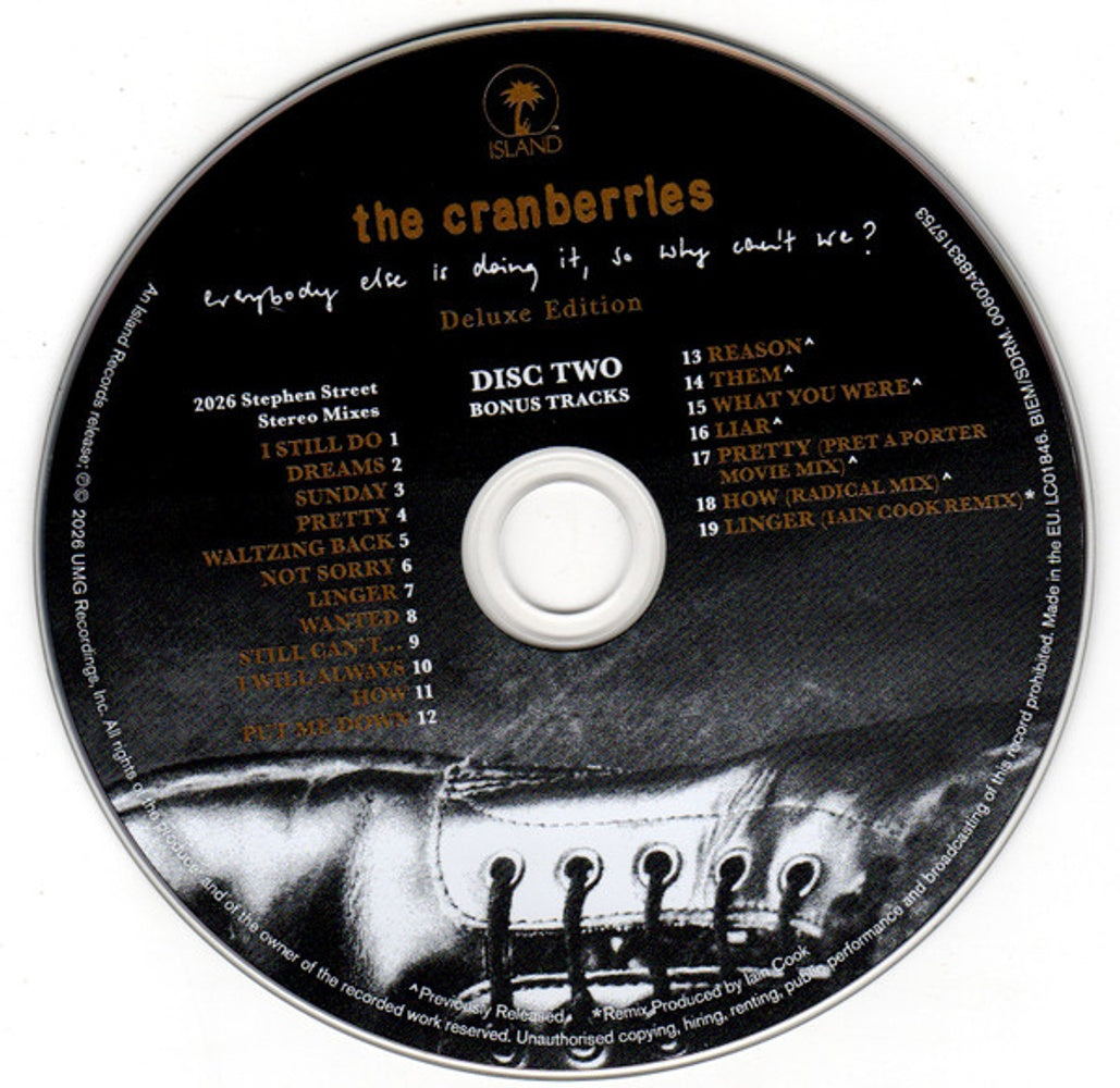 Image: The Cranberries – Everybody Else Is Doing It, So Why Can't We? - Remastered 2026 (Deluxe 2-CD) CD | Relix