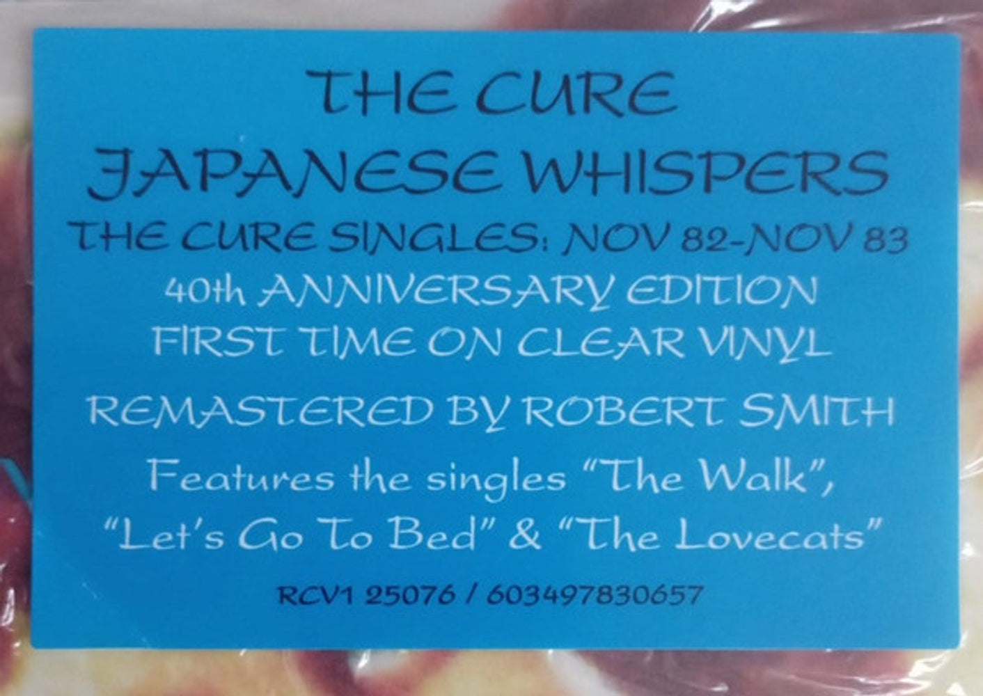 Image: The Cure – Japanese Whispers: Cure Singles Nov 82: Nov 83 Vinyl LP | Relix