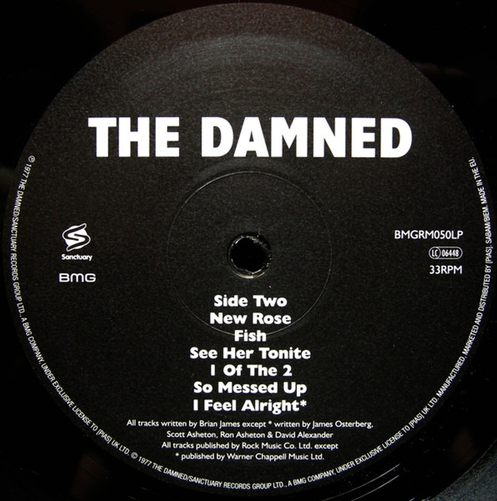 Image: The Damned – Damned Damned Damned (Uk LP Vinyl) Vinyl LP | Relix