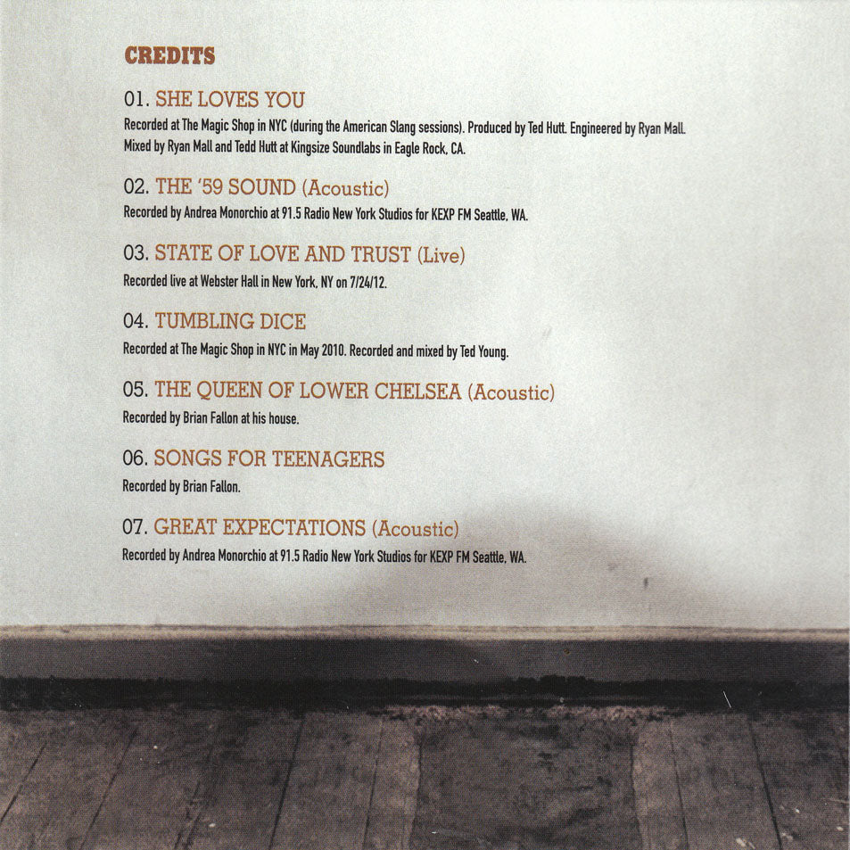 Image: The Gaslight Anthem – The B-sides CD | Relix