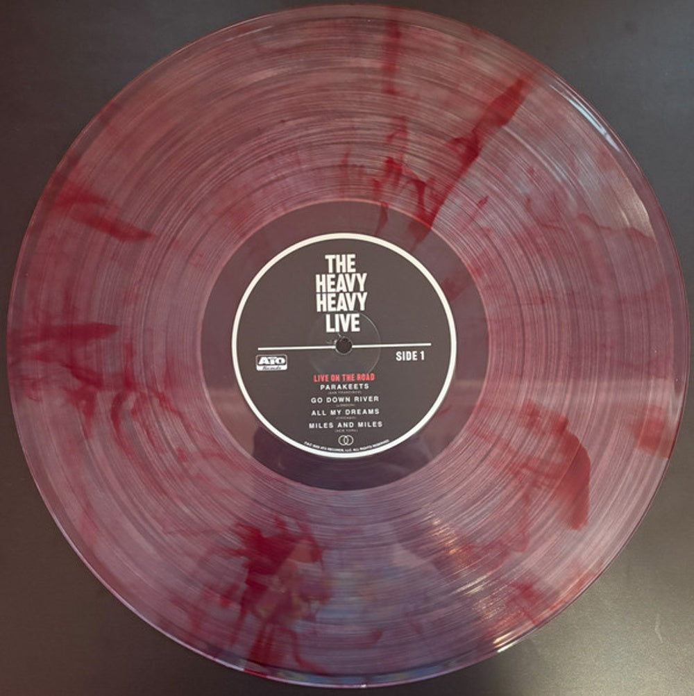 Image: The Heavy Heavy – Live (1xLP (clear & red marble) LP Vinyl) Vinyl LP | Relix