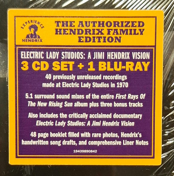Image: The Jimi Hendrix Experience – Electric Lady Studios: A Jimi Hendrix Vision [3CD/Blu-ray]  (2-CD) CD | Relix