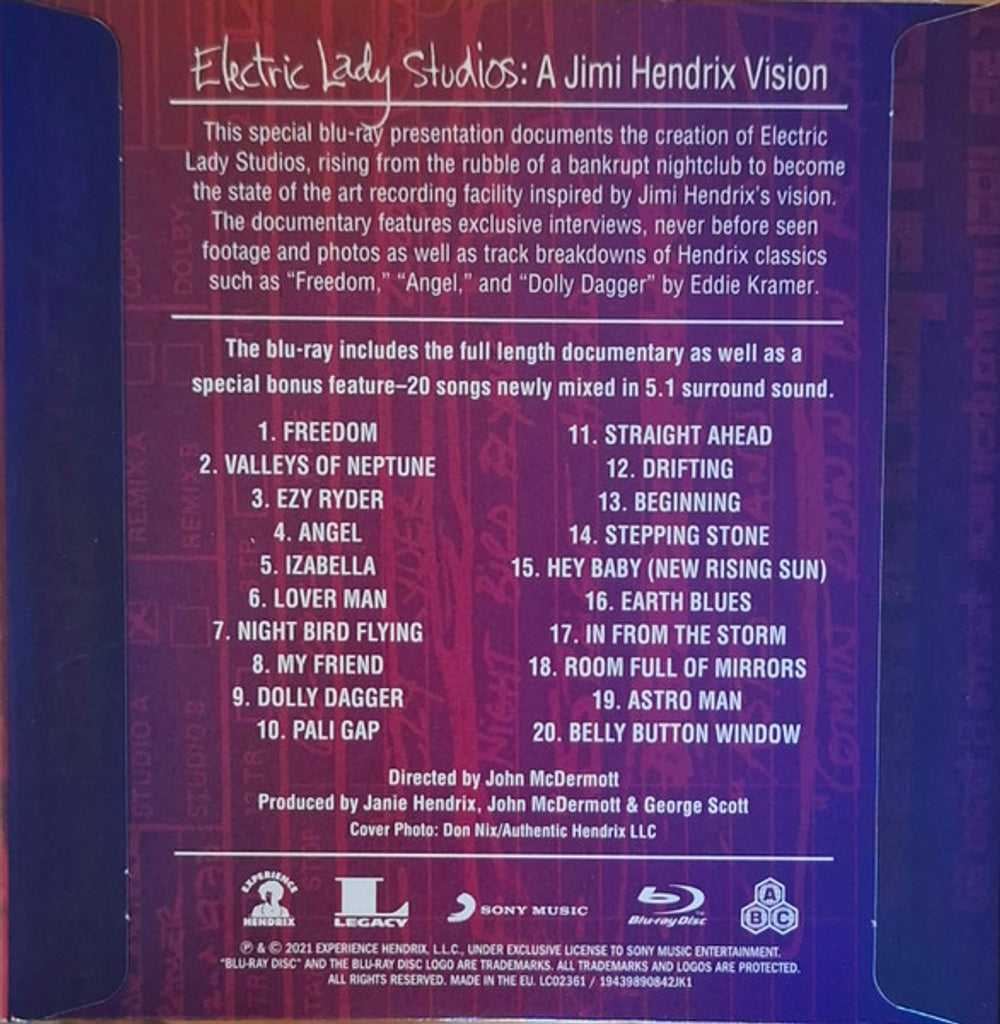 Image: The Jimi Hendrix Experience – Electric Lady Studios: A Jimi Hendrix Vision (5LP/Blu-ray) Vinyl LP | Relix