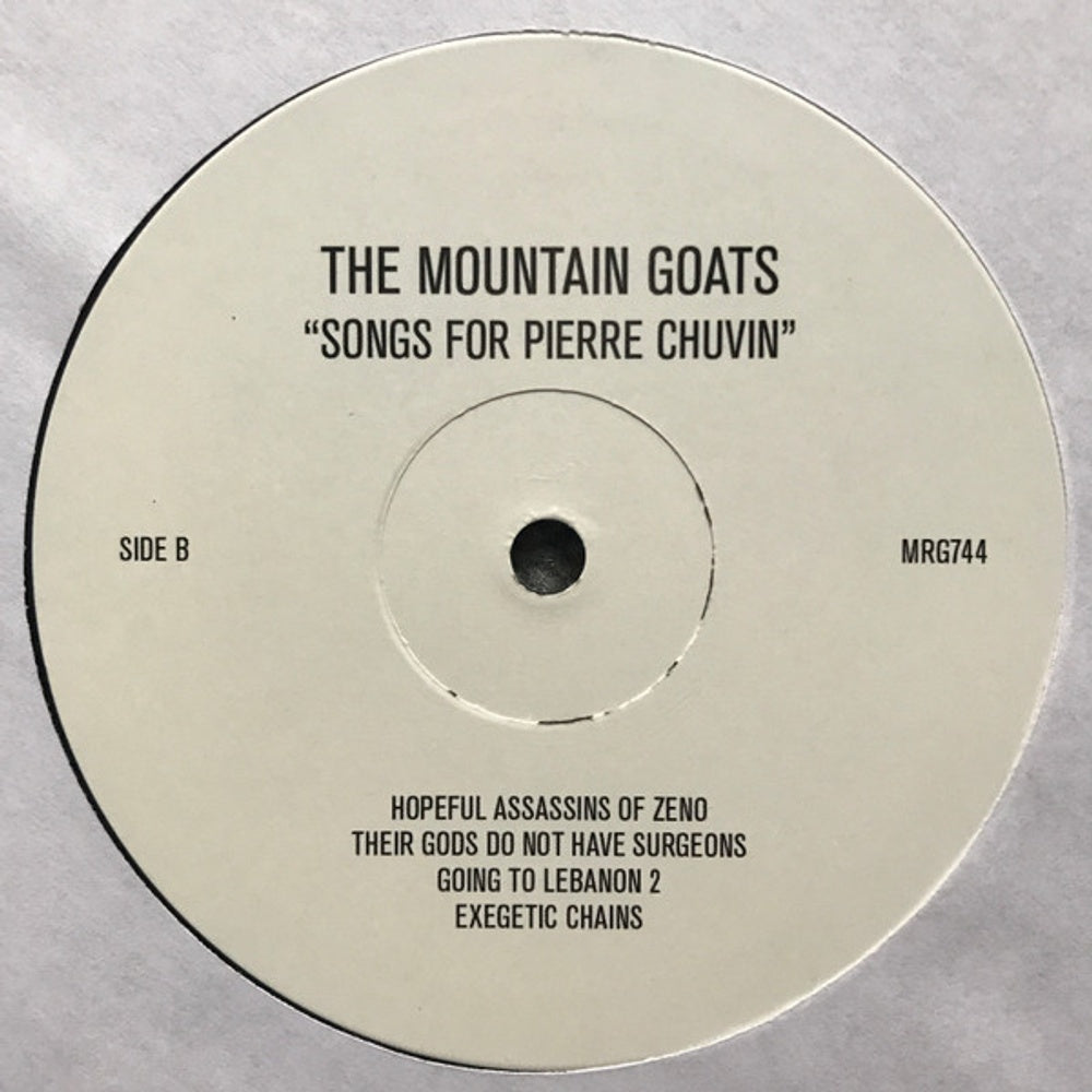 Image: The Mountain Goats – Songs for Pierre Chuvin Vinyl LP | Relix