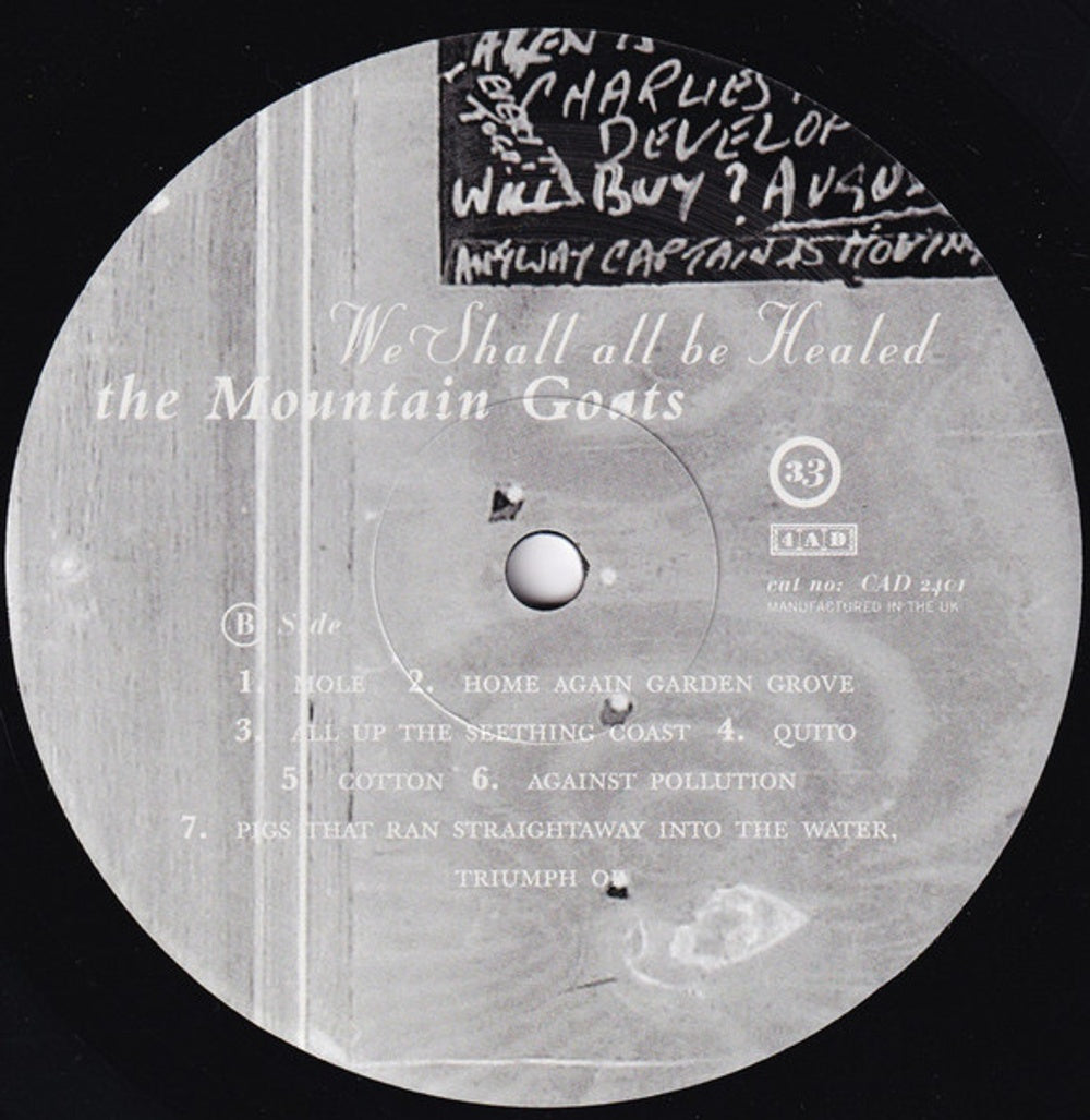 Image: The Mountain Goats – We Shall All Be Healed Vinyl LP | Relix
