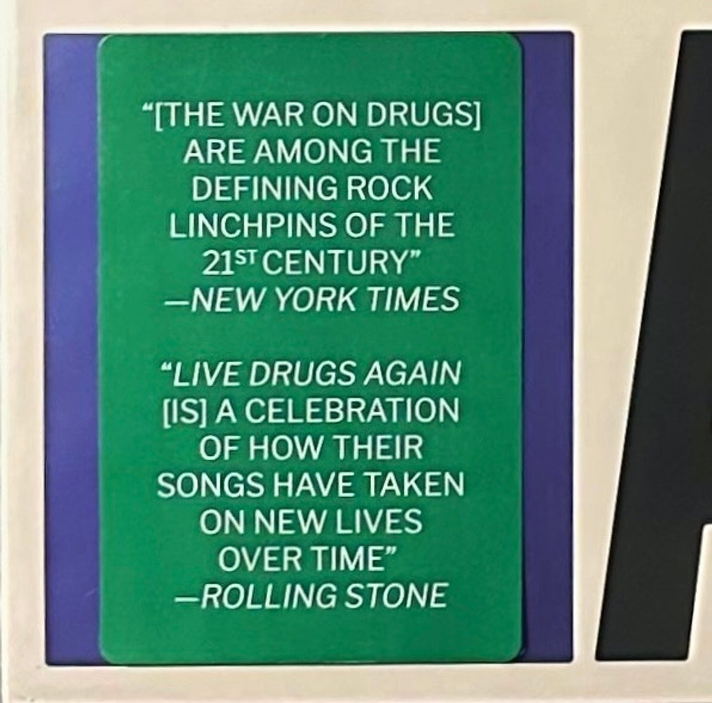 Image: The War On Drugs – Live Drugs Again Vinyl LP | Relix