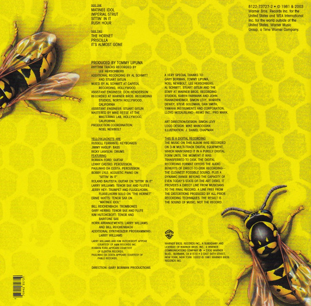 Image: The Yellowjackets – Yellowjackets (Bonus Tracks, Remastered CD) CD | Relix