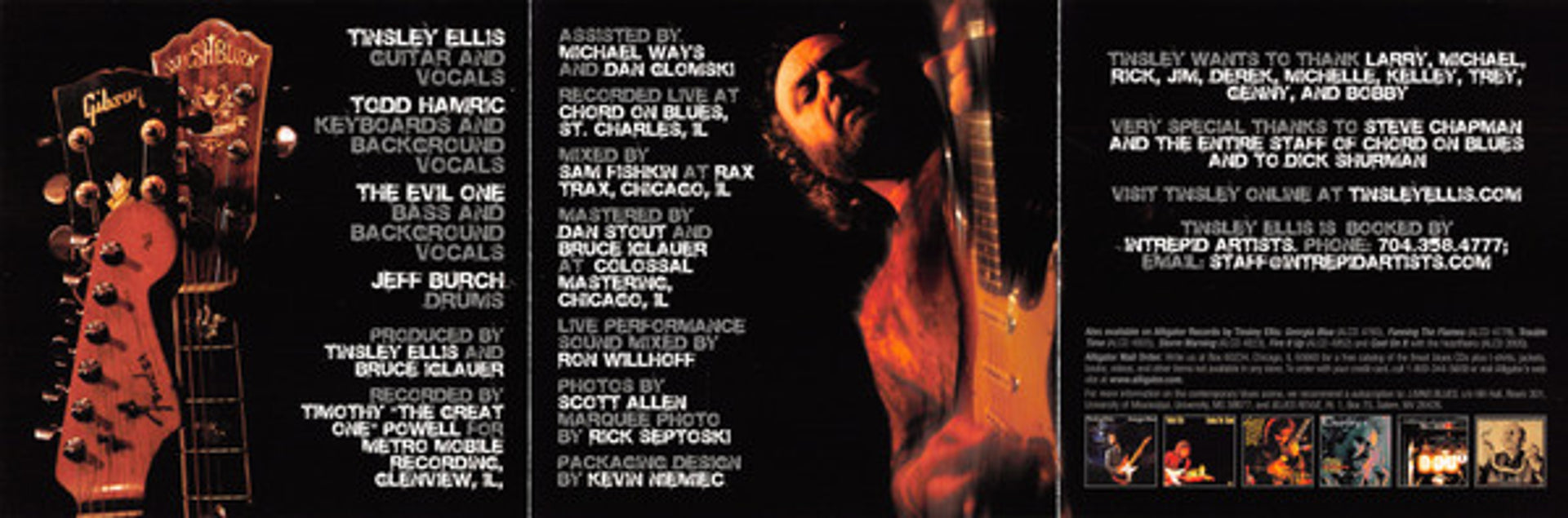Image: Tinsley Ellis – Live! Highwayman CD | Relix