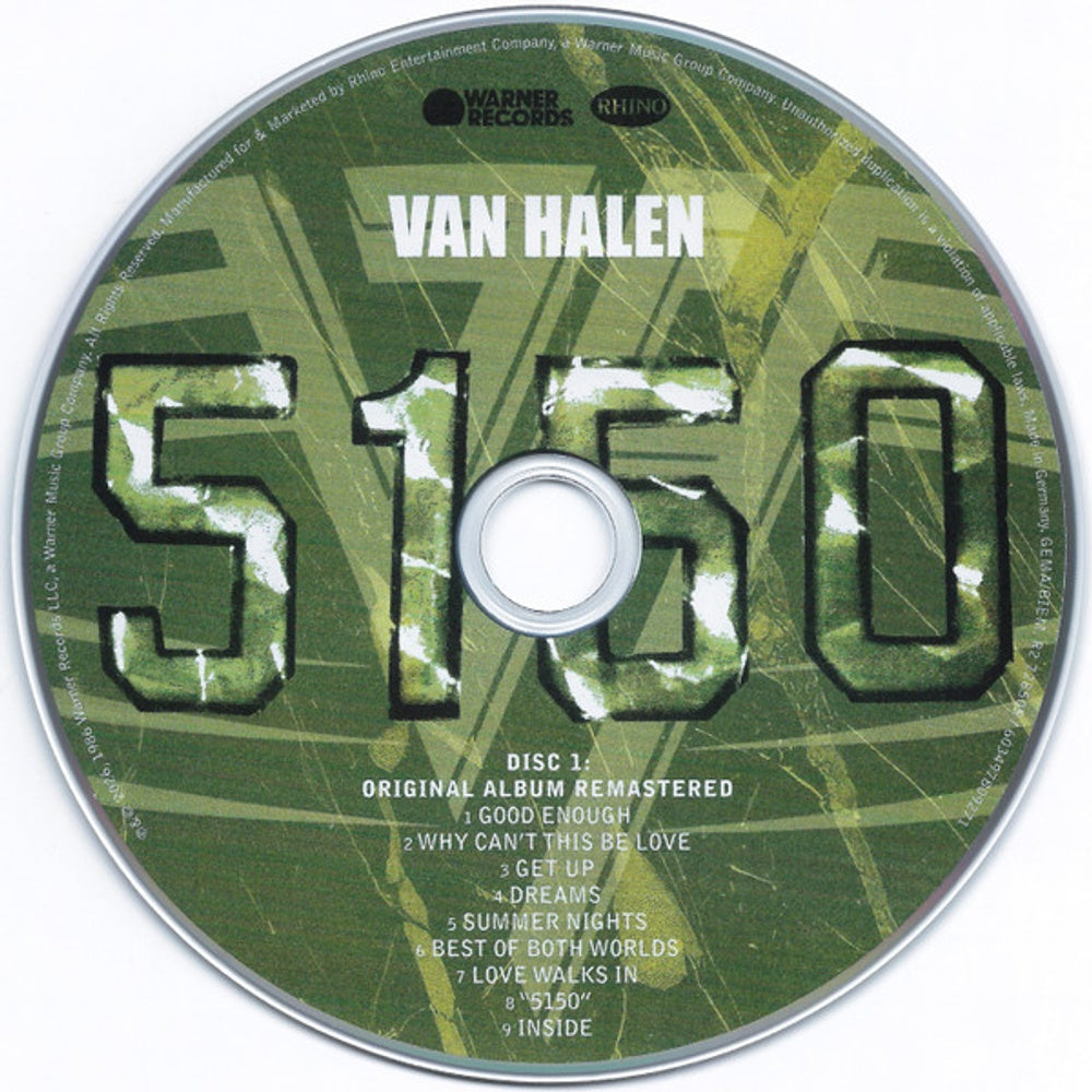 Image: Van Halen – 5150 - Expanded Edition CD | Relix