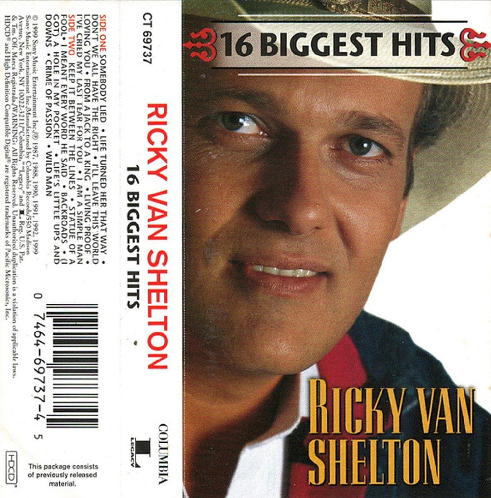 Image: Van Ricky Shelton – 16 Biggest Hits CD | Relix