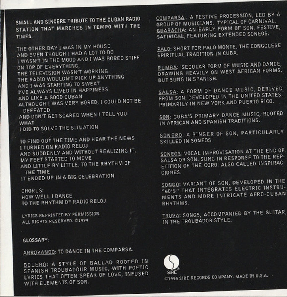 Image: Vocal Sampling – Una Forma Mas CD | Relix