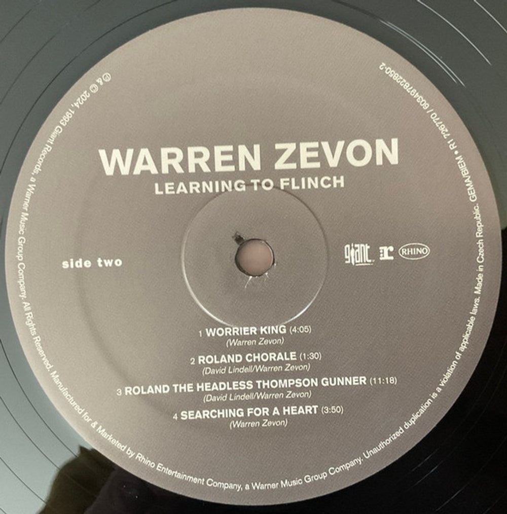 Image: Warren Zevon – Mutineer (Rktbr25, Bme LP Vinyl) Vinyl LP | Relix