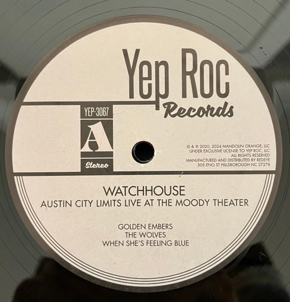 Image: Watchhouse – Austin City Limits Live At The Moody Theater (Clear Smoky LP Vinyl) Vinyl LP | Relix