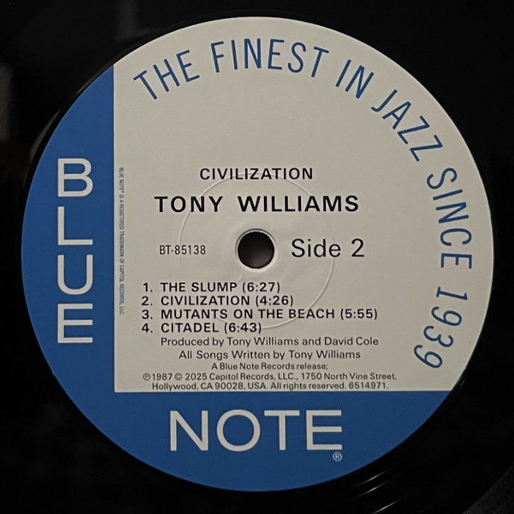 Image: Williams, Tony – Civilization (Blue Note Classic Vinyl Edition) Vinyl LP | Relix