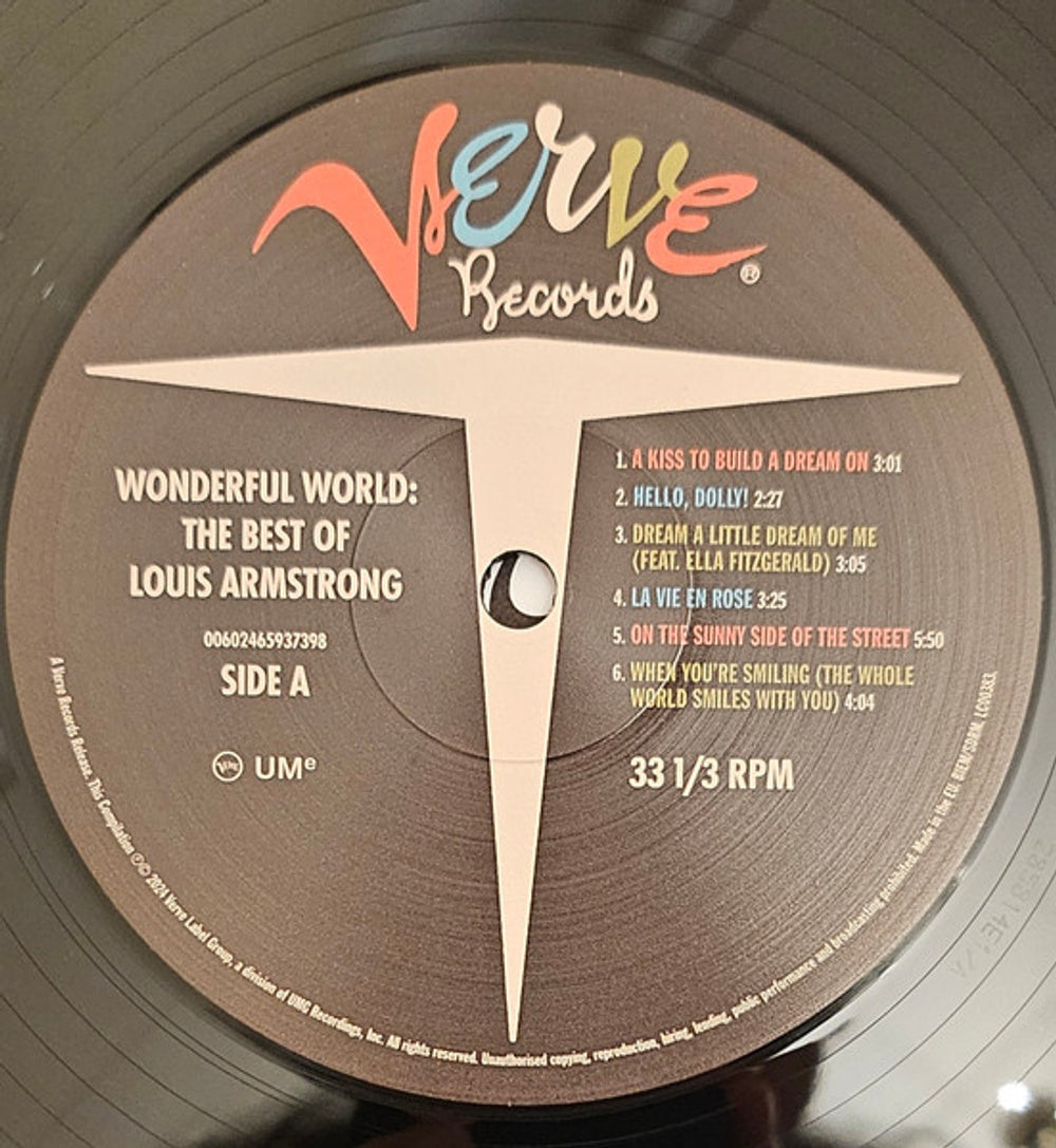 Image: Wonderful World: The Best Of Louis Armstrong (LP Vinyl) Vinyl LP | Relix