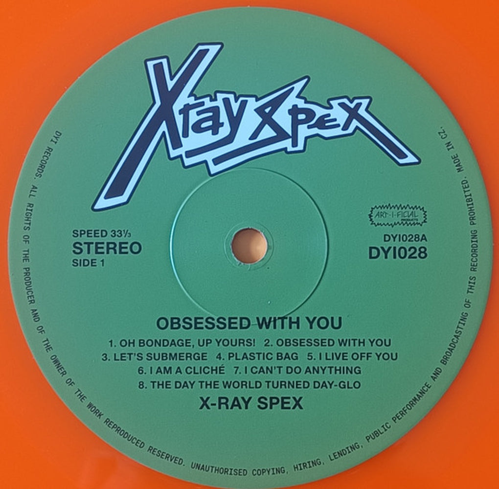 Image: X-Ray Spex – Obsessed With You (the Early Years LP Vinyl) Vinyl LP | Relix