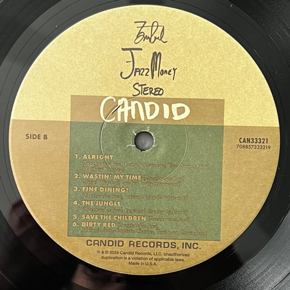 Image: Zacchae'us Paul – Jazz Money Vinyl LP | Relix