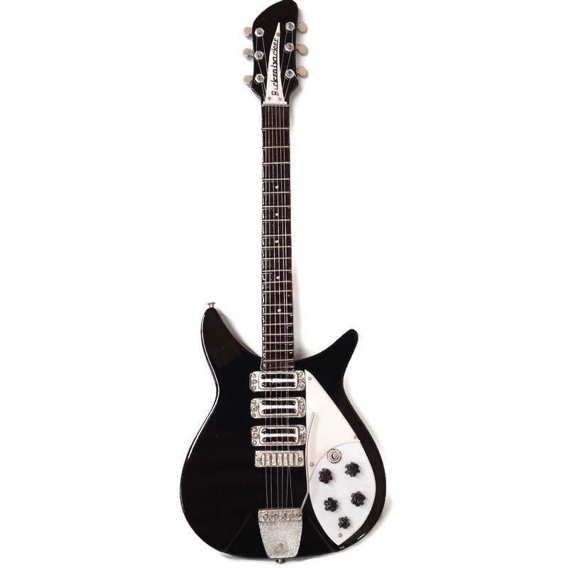 John Lennon Black Ed Sullivan Mini Guitar