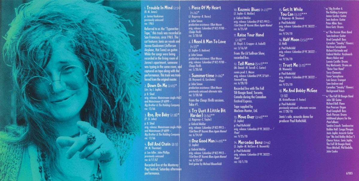 Janis Joplin – 18 Essential Songs (CD) - Side View