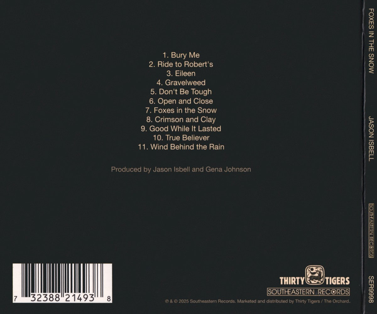 Jason Isbell – Foxes in the Snow (Compact disc CD) - Detail