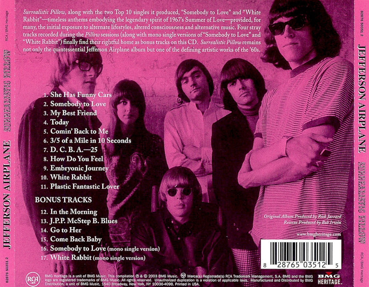 Jefferson Airplane – Surrealistic Pillow: Remastered (2-CD) - Detail