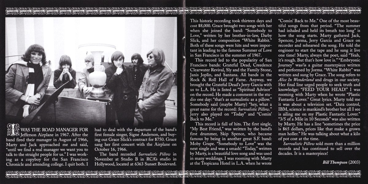 Jefferson Airplane – Surrealistic Pillow: Remastered (2-CD) - Side View