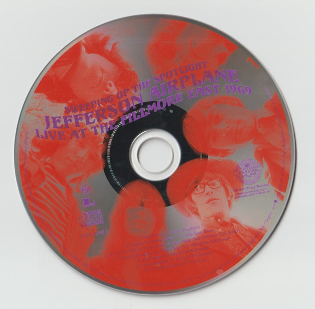 Jefferson Airplane – Sweeping Up The Spotlight Live At The Fillmore East 1969 (CD) - Alternate View