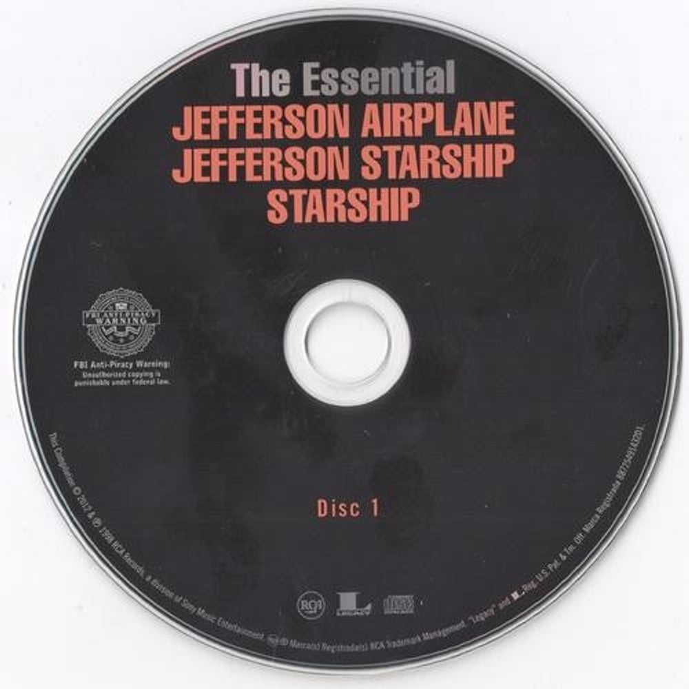 Jefferson Airplane – The Essential Jefferson Airplane/ Jefferson Starship / Starship (2-CD) - Alternate View