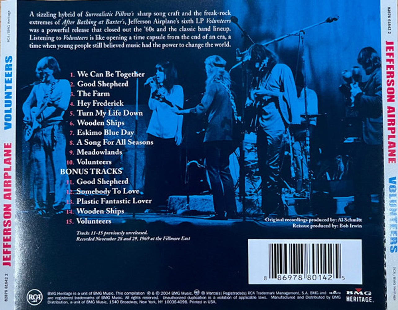 Jefferson Airplane – Volunteers (CD) - Detail