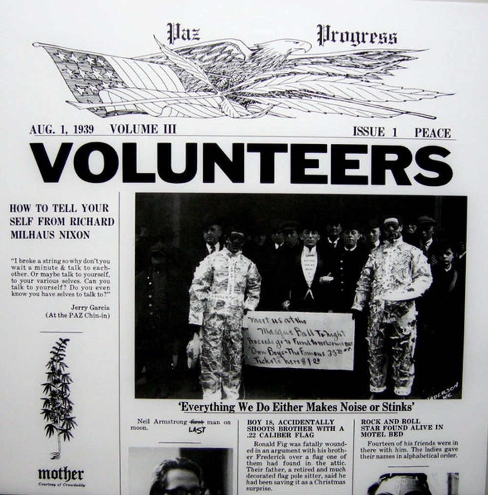 Jefferson Airplane – Volunteers (LP Vinyl) - Side View