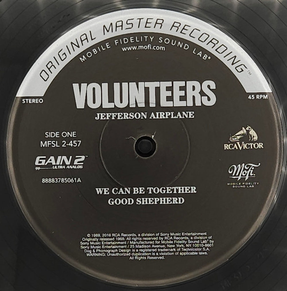 Jefferson Airplane – Volunteers (Mobile Fidelity 180 Gram 2xLP Vinyl) - Alternate View