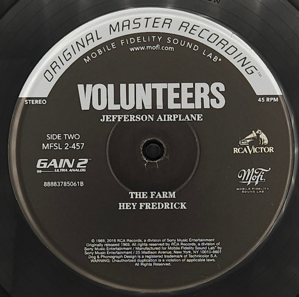 Jefferson Airplane – Volunteers (Mobile Fidelity 180 Gram 2xLP Vinyl) - Close-Up