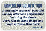Jerry Garcia Band – GarciaLive Vol.2: August 5th, 1990 Greek Theatre (2-CD) – Image – Relix – 1477x1000px