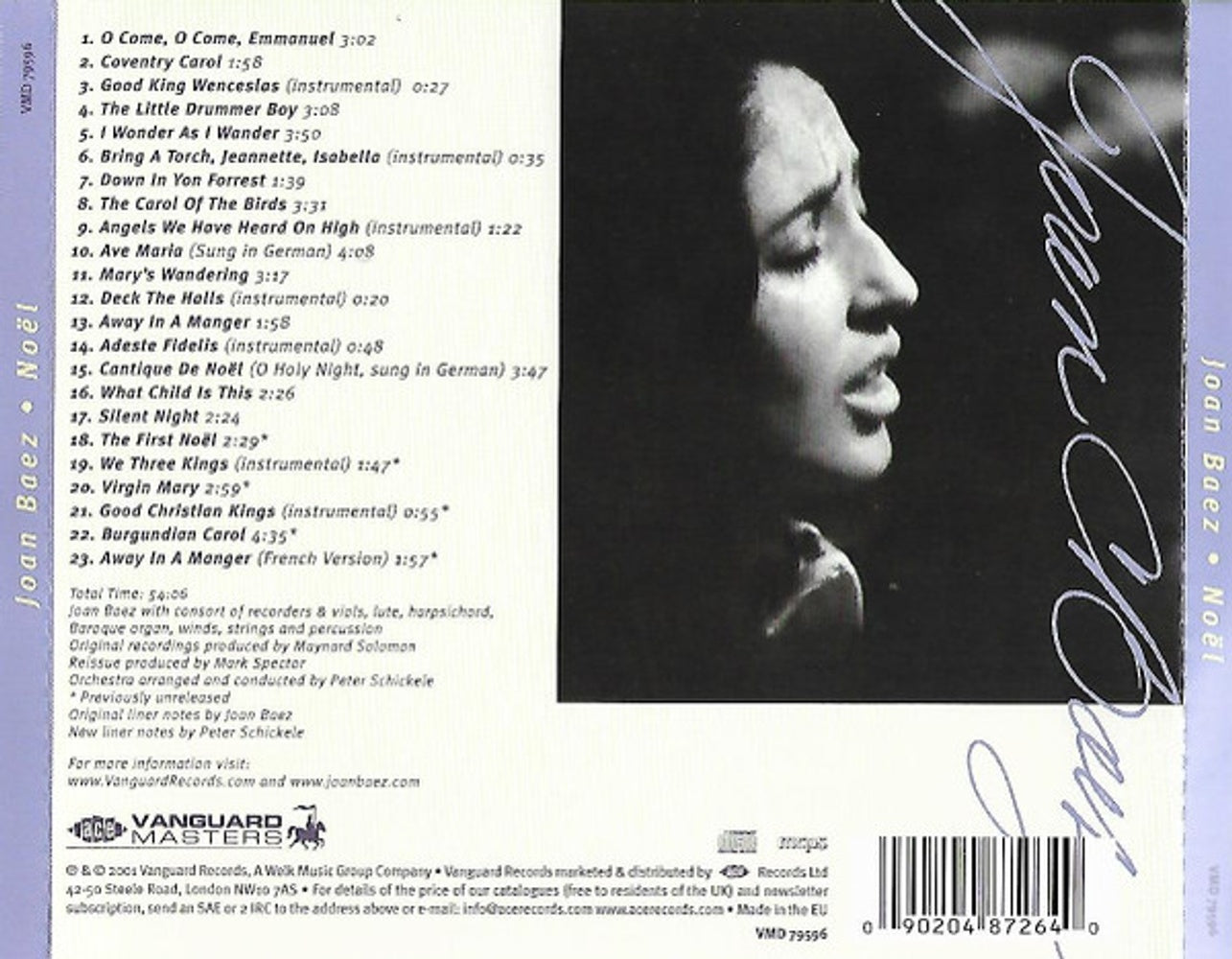 Joan Baez – Noel (CD) - Detail