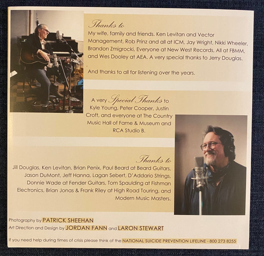 John Hiatt with The Jerry Douglas Band – Leftover Feelings (Limited Edition Blue Marble LP Vinyl) - Additional View