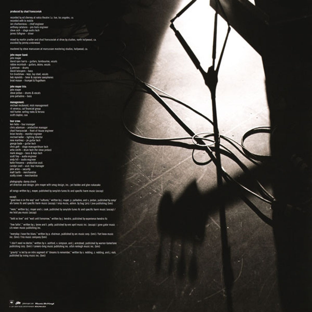 John Mayer – Where The Light Is (4-LP Vinyl) | relix.shop